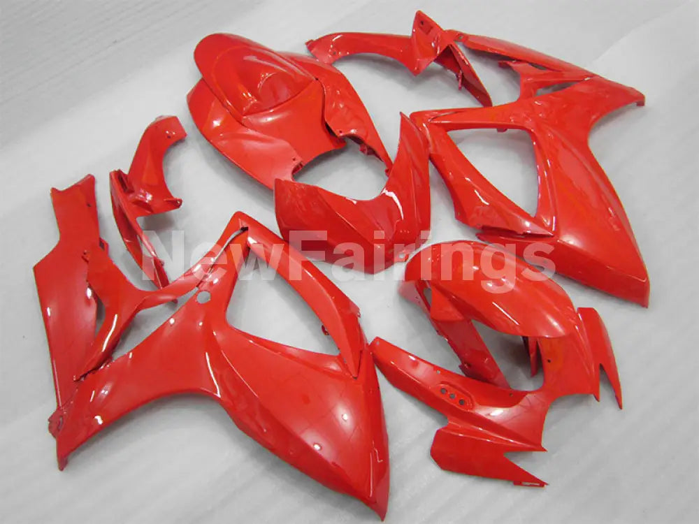 All Red No decals - GSX-R600 06-07 Fairing Kit - Vehicles &