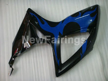 Charger l&#39;image dans la galerie, Black and Blue Flame - GSX-R600 06-07 Fairing Kit -