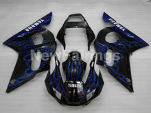 Charger l&#39;image dans la galerie, Black and Blue Flame - YZF-R6 98-02 Fairing Kit Vehicles &amp; Parts &gt; Vehicle Parts &amp; Accessories &gt; Motor Vehicle Parts &gt;