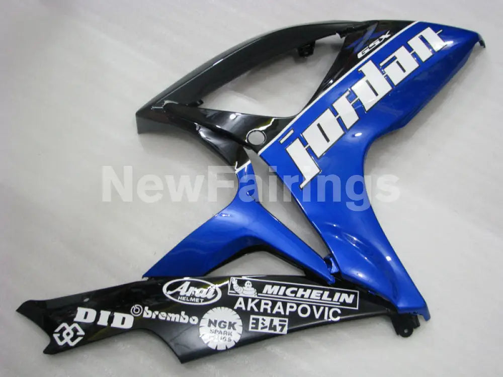 Black and Blue Jordan - GSX-R750 06-07 Fairing Kit Vehicles