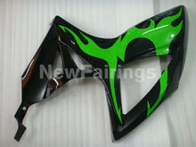 Charger l&#39;image dans la galerie, Black and Green Flame - GSX-R750 06-07 Fairing Kit Vehicles