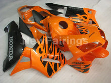 Charger l&#39;image dans la galerie, Black and Orange Fire - CBR600RR 03-04 Fairing Kit -