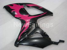 Charger l&#39;image dans la galerie, Black and Pink Flame - GSX-R600 06-07 Fairing Kit -