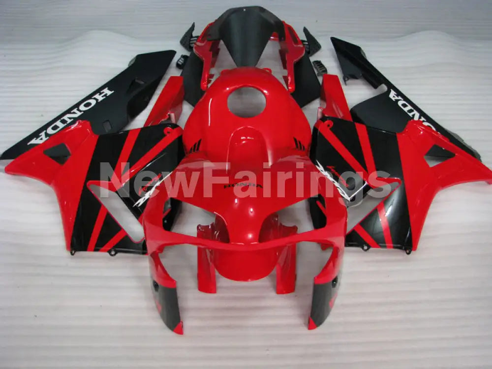 Black and Red Factory Style - CBR600RR 03-04 Fairing Kit