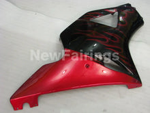 Charger l&#39;image dans la galerie, Black and Red Flame - CBR 954 RR 02-03 Fairing Kit -