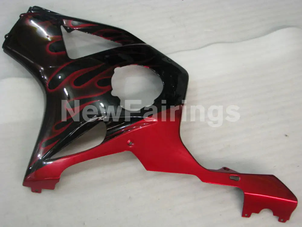 Black and Red Flame - CBR 954 RR 02-03 Fairing Kit -