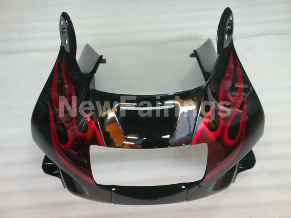 Black and Red Flame - CBR600 F2 91-94 Fairing Kit - Vehicles