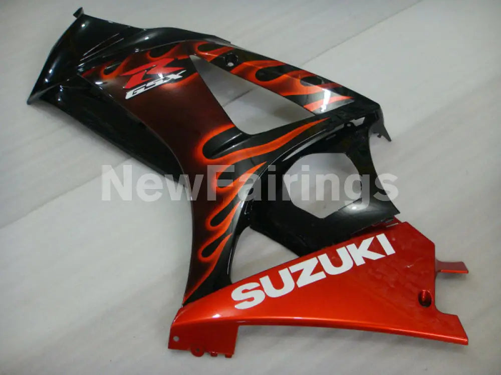 Black and Red Flame - GSX - R1000 07 - 08 Fairing Kit