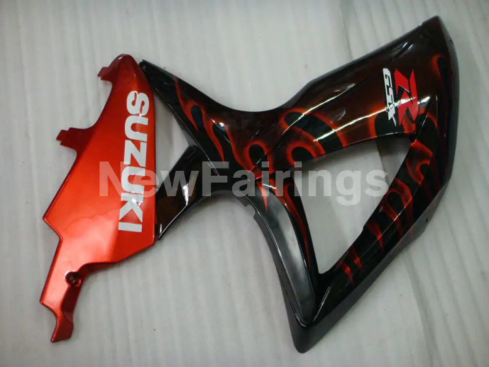 Black and Red Flame - GSX-R750 08-10 Fairing Kit Vehicles &