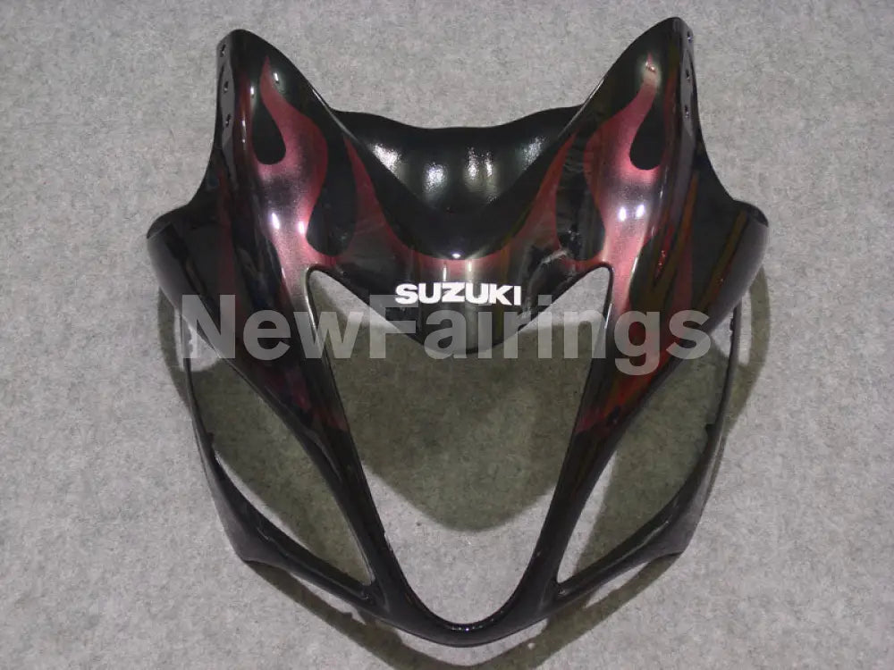 Black and Red Flame - GSX1300R Hayabusa 08-20 Fairing Kit