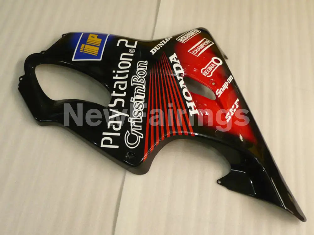 Black and Red Play Station - CBR600 F4 99-00 Fairing Kit -