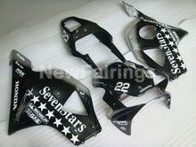 Charger l&#39;image dans la galerie, Black and Silver SevenStars - CBR 954 RR 02-03 Fairing Kit -