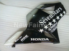 Charger l&#39;image dans la galerie, Black and Silver SevenStars - CBR 954 RR 02-03 Fairing Kit -