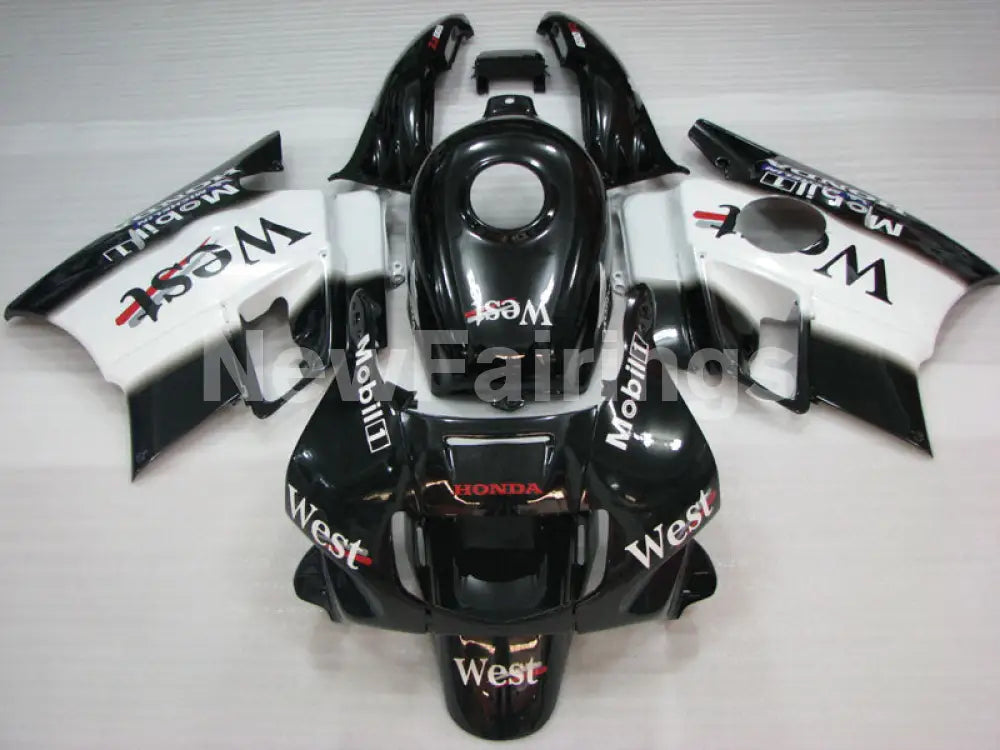 Black and White West - CBR600 F2 91-94 Fairing Kit -