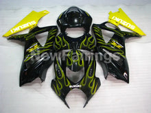 Charger l&#39;image dans la galerie, Black and Yellow Flame - GSX - R1000 07 - 08 Fairing Kit