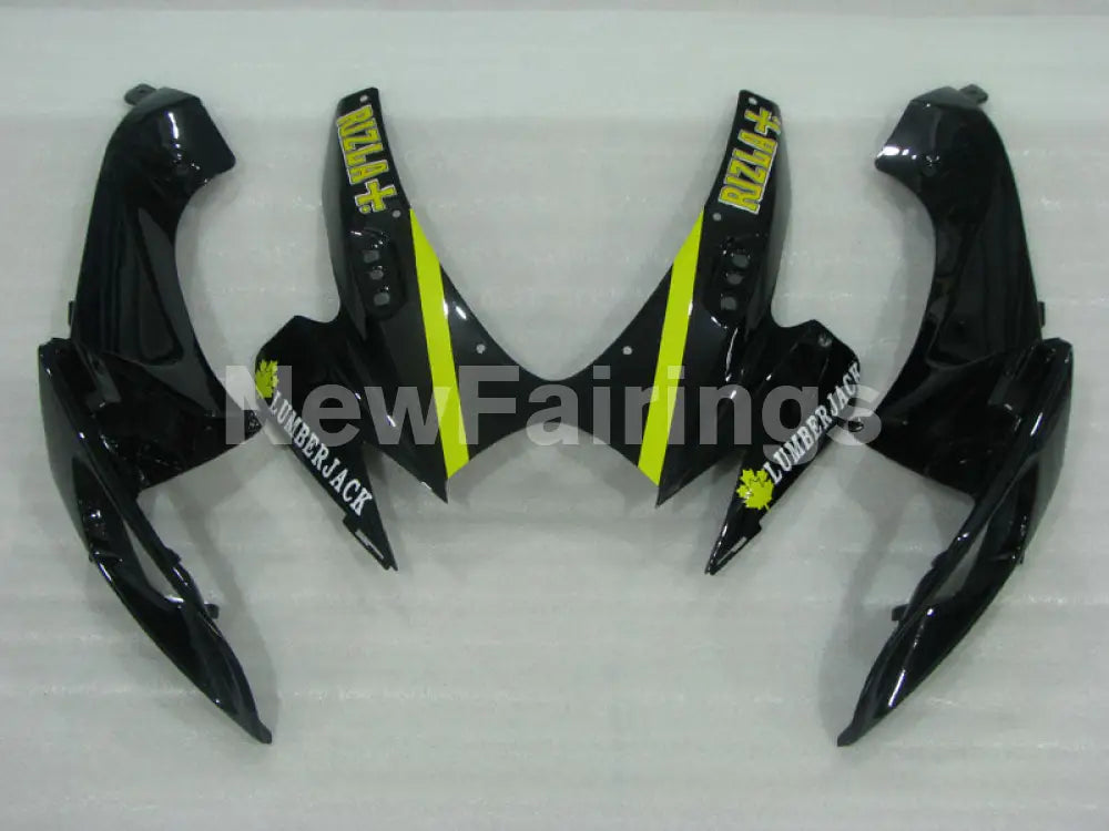 Black and Yellow Rizla - GSX-R600 06-07 Fairing Kit