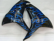 Charger l&#39;image dans la galerie, Black Orange and Blue Flame - CBR1000RR 06-07 Fairing Kit -