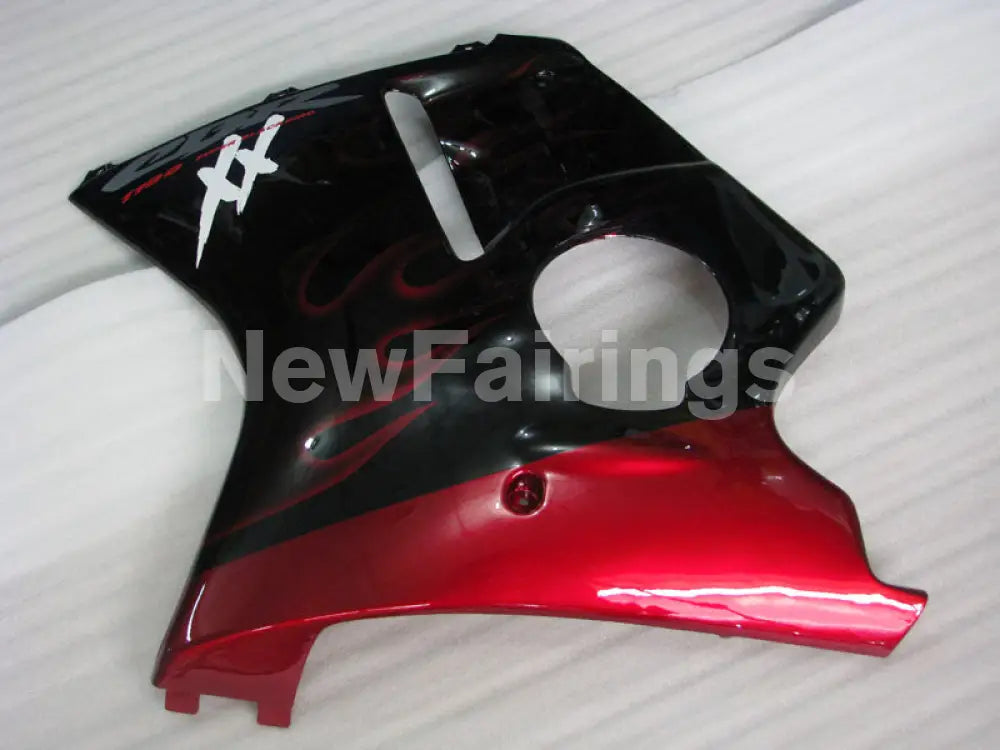 Black Red Flame - CBR 1100 XX 96-07 Fairing Kit - Vehicles &