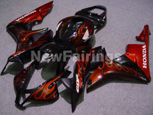 Charger l&#39;image dans la galerie, Black Red Flame - CBR600RR 07-08 Fairing Kit - Vehicles &amp;