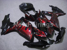 Charger l&#39;image dans la galerie, Black Red Flame - GSX-R600 08-10 Fairing Kit - Vehicles &amp;