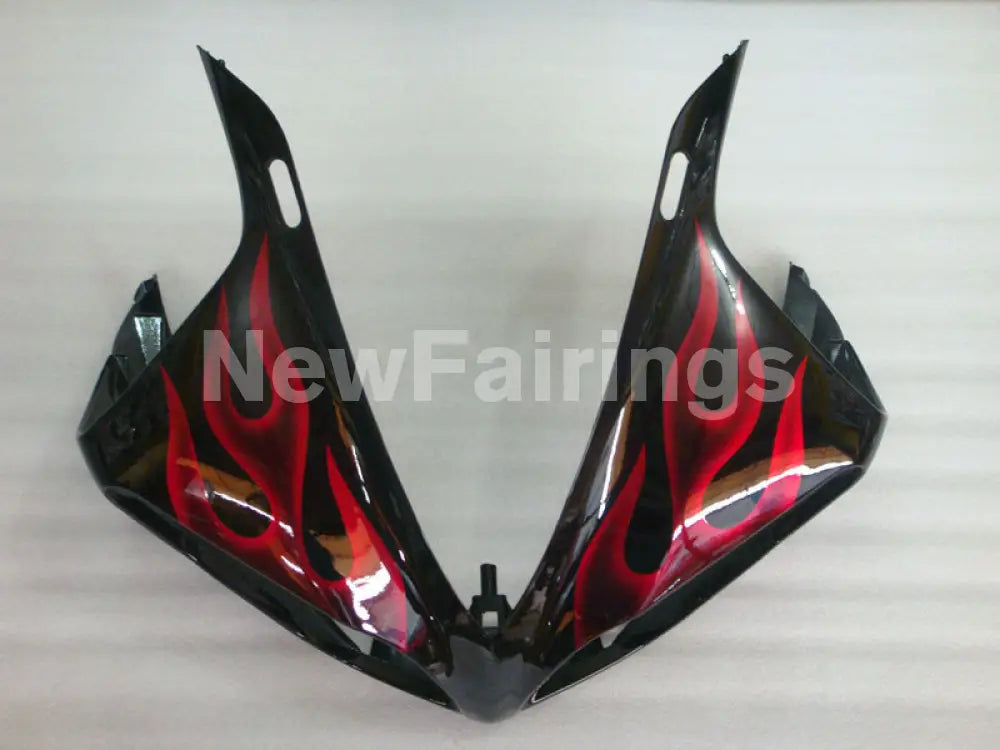 Black Red Flame - YZF-R1 12-14 Fairing Kit - Vehicles &