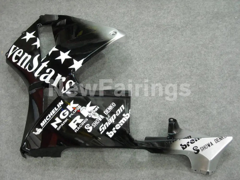 Black and Silver SevenStars - CBR600RR 05-06 Fairing Kit -