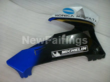 Charger l&#39;image dans la galerie, Black and White Blue Konica Minolta - CBR600RR 05-06 Fairing