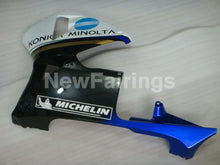 Charger l&#39;image dans la galerie, Black and White Blue Konica Minolta - CBR600RR 05-06 Fairing