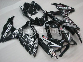 Black White Corona - GSX-R600 08-10 Fairing Kit
