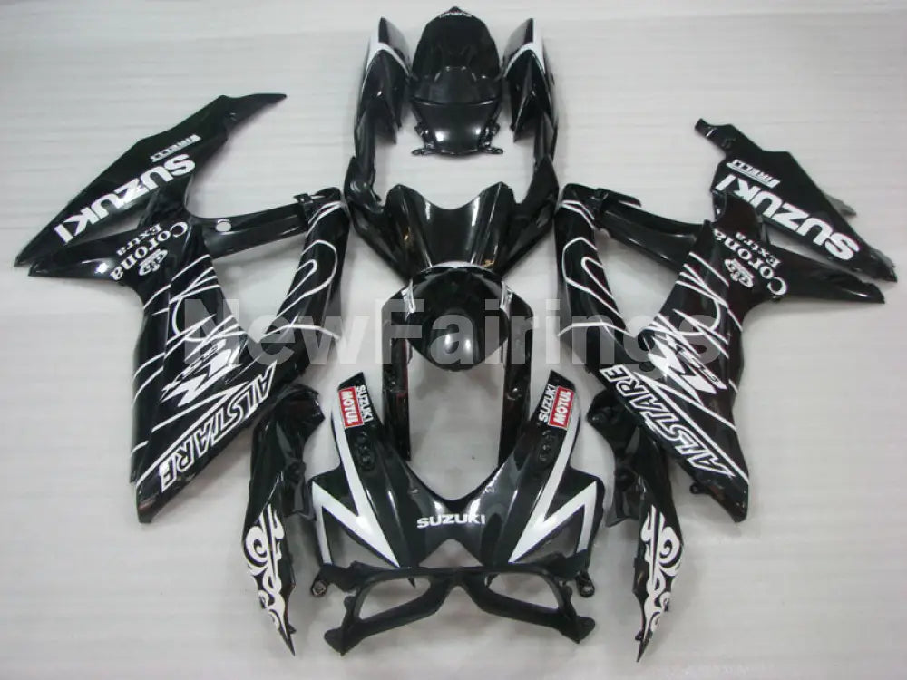 Black White Corona - GSX-R600 08-10 Fairing Kit - Vehicles