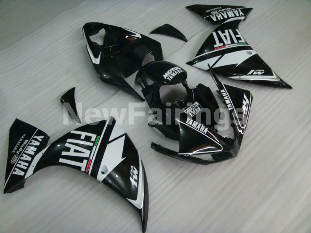 Black White FIAT - YZF-R1 09-11 Fairing Kit - Vehicles &