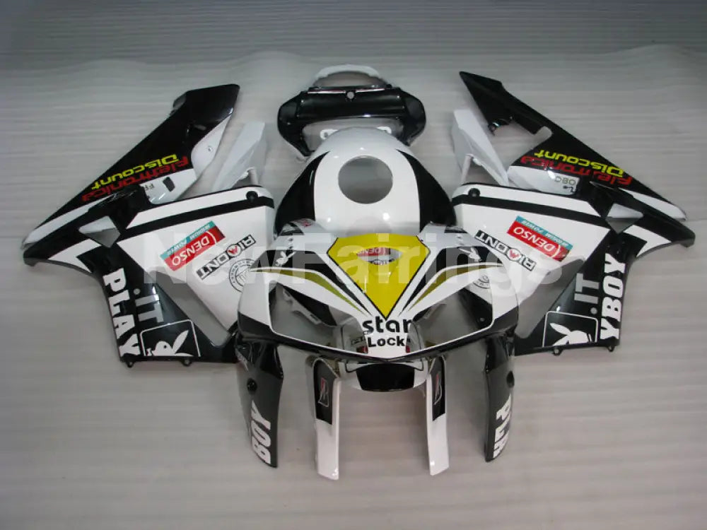 Black and White PlayBoy - CBR600RR 05-06 Fairing Kit -