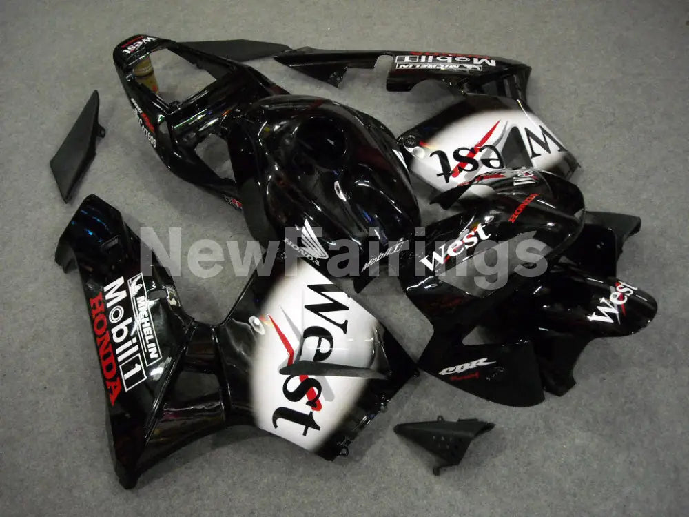 Black and White West - CBR600RR 03-04 Fairing Kit - Vehicles