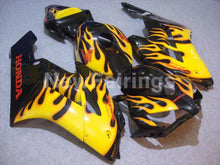 Charger l&#39;image dans la galerie, Black and Yellow Flame - CBR1000RR 04-05 Fairing Kit -