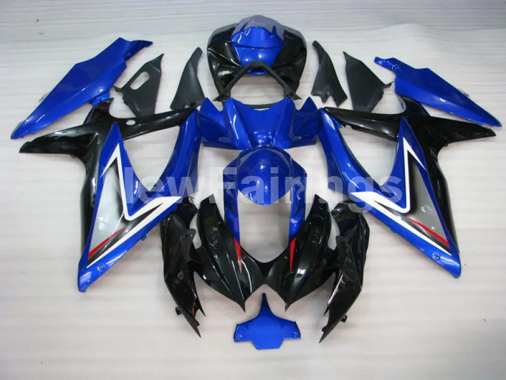 Blue and Black Factory Style - GSX-R600 08-10 Fairing Kit