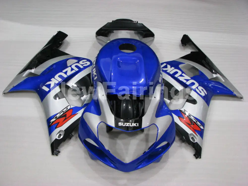 Blue and Silver Black Factory Style - GSX-R600 01-03 Fairing