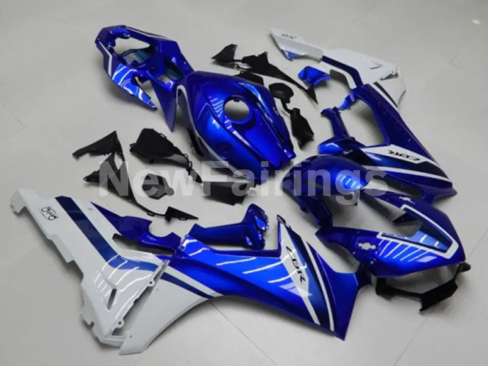 Blue and White Factory Style - CBR1000RR 17-23 Fairing Kit -