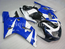 Charger l&#39;image dans la galerie, Blue and White No decals - GSX-R600 01-03 Fairing Kit -