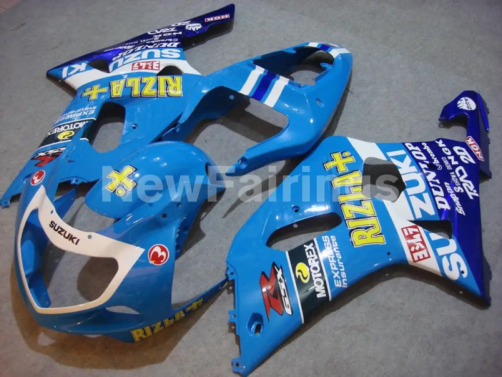 Blue and White Rizla - GSX-R750 00-03 Fairing Kit Vehicles