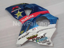 Charger l&#39;image dans la galerie, Blue and White ROCKSTAR - GSX - R1000 09 - 16 Fairing Kit