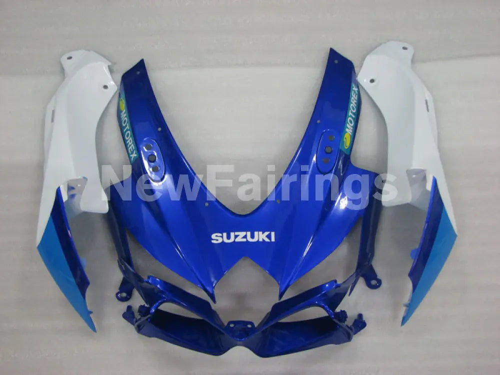 Blue and White ROCKSTAR - GSX-R750 08-10 Fairing Kit