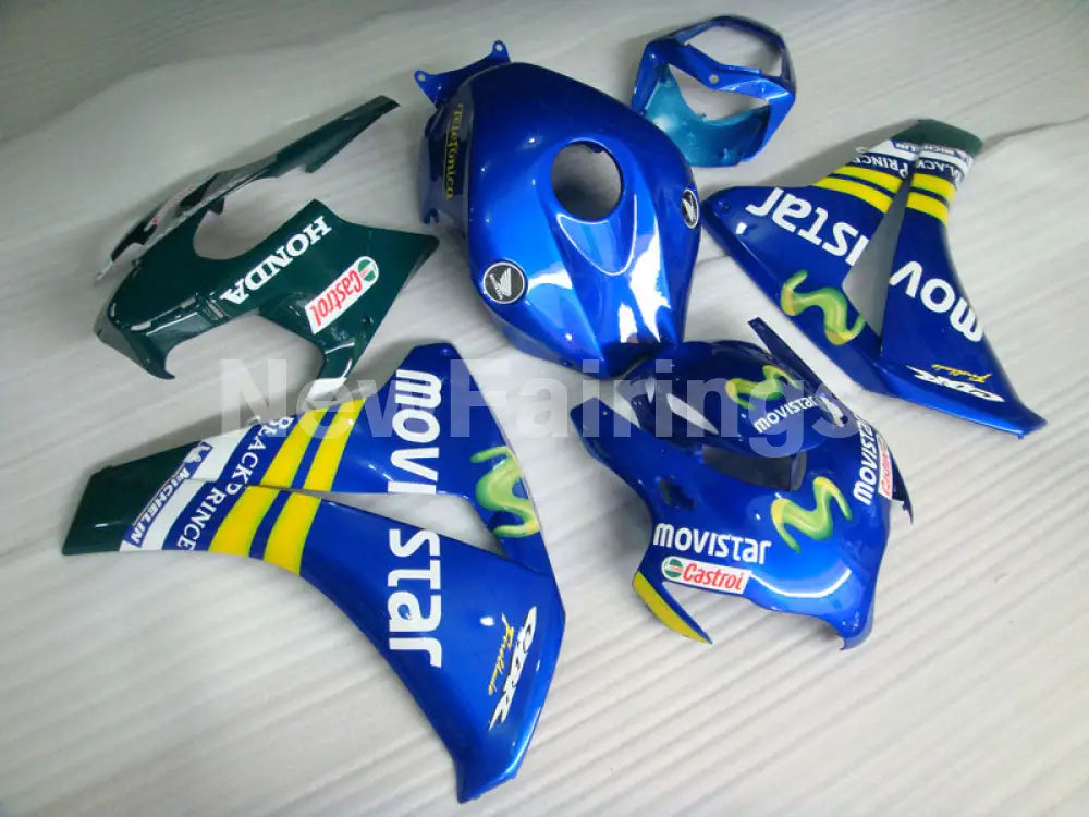 Blue and Green Movistar - CBR1000RR 08-11 Fairing Kit -