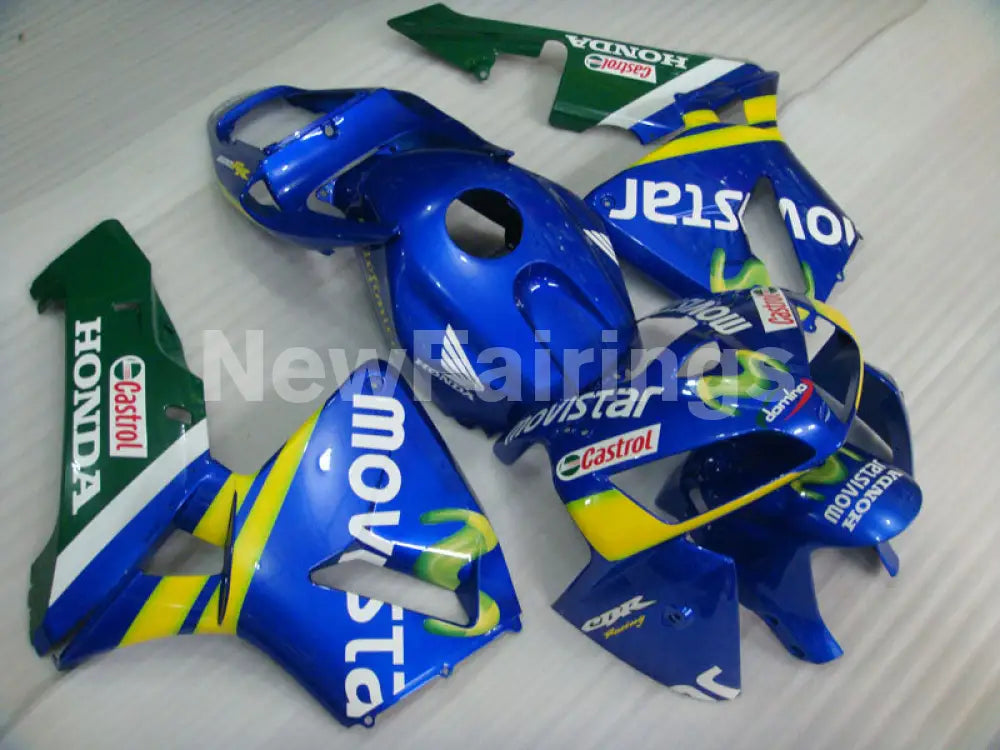 Blue and Green Movistar - CBR600RR 05-06 Fairing Kit -