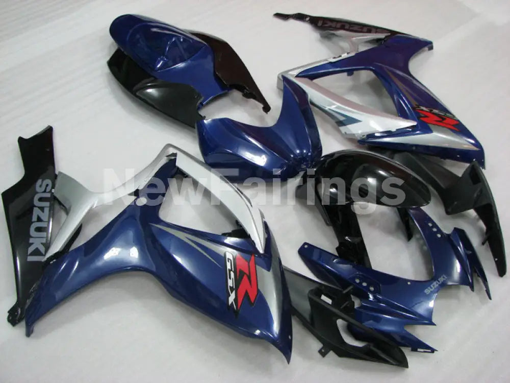 Blue Silver and Black Factory Style - GSX-R600 06-07