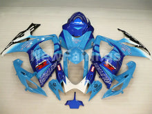 Charger l&#39;image dans la galerie, Blue and White Black Corona - GSX-R600 06-07 Fairing Kit -