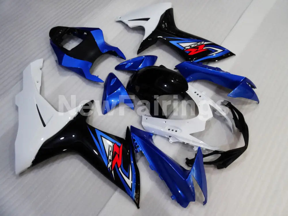 Blue and White Black Factory Style - GSX-R600 11-24 Fairing