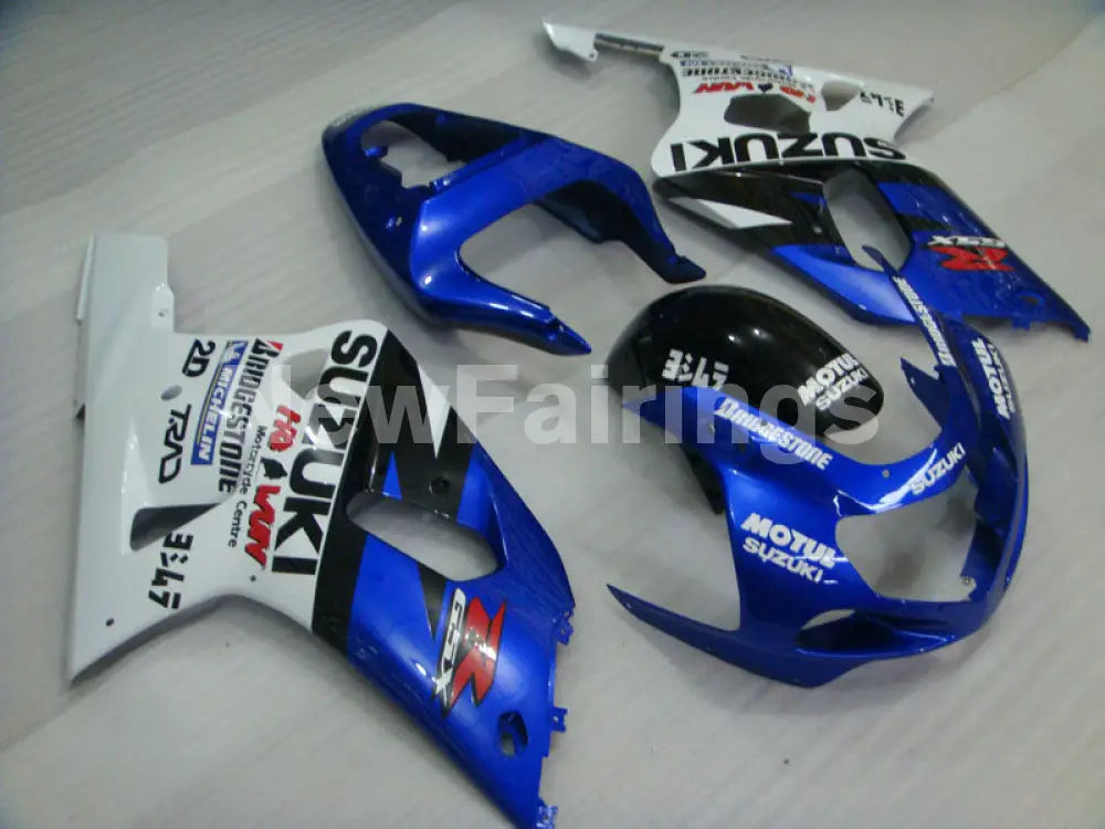 Blue and White Black MOTUL - GSX-R750 00-03 Fairing Kit