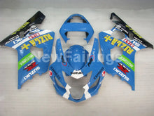 Charger l&#39;image dans la galerie, Blue White and Black Rizla - GSX-R600 04-05 Fairing Kit -