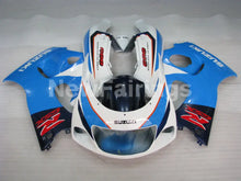 Charger l&#39;image dans la galerie, Blue White Factory Style - GSX-R750 96-99 Fairing Kit