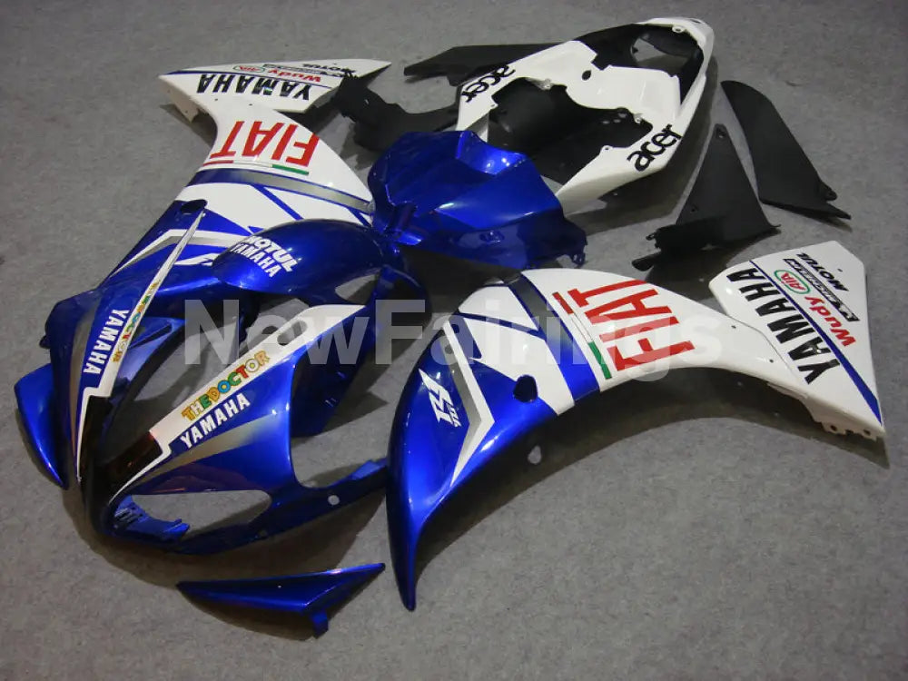 Blue White FIAT - YZF-R1 12-14 Fairing Kit - Vehicles &